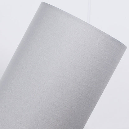 Vivolux | Traditionelle japanische Zylinder Holzstoff 1-Licht Tischlampe für das Wohnzimmer