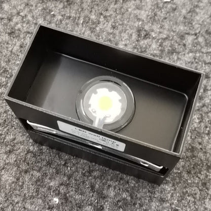 Vivolux | Moderne Minimalistische Wasserdichte Würfel Oben Unten Aluminium Glas Induktions-LED-Wandleuchte Lampen Für Schlafzimmer