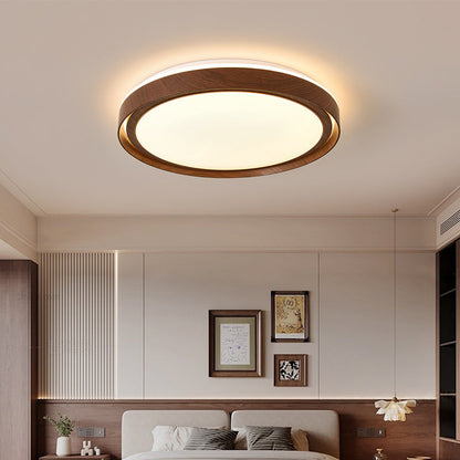 Vivolux | Schlichtheit Eisen Acryl Rund LED Deckenleuchte für Schlafzimmer