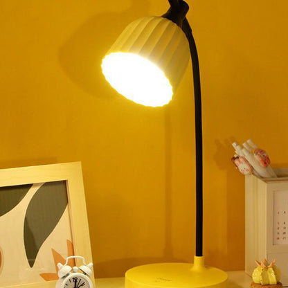 Vivolux | Moderne Minimalistische Runde Gefaltete ABS LED Tischlampe Für Wohnzimmer