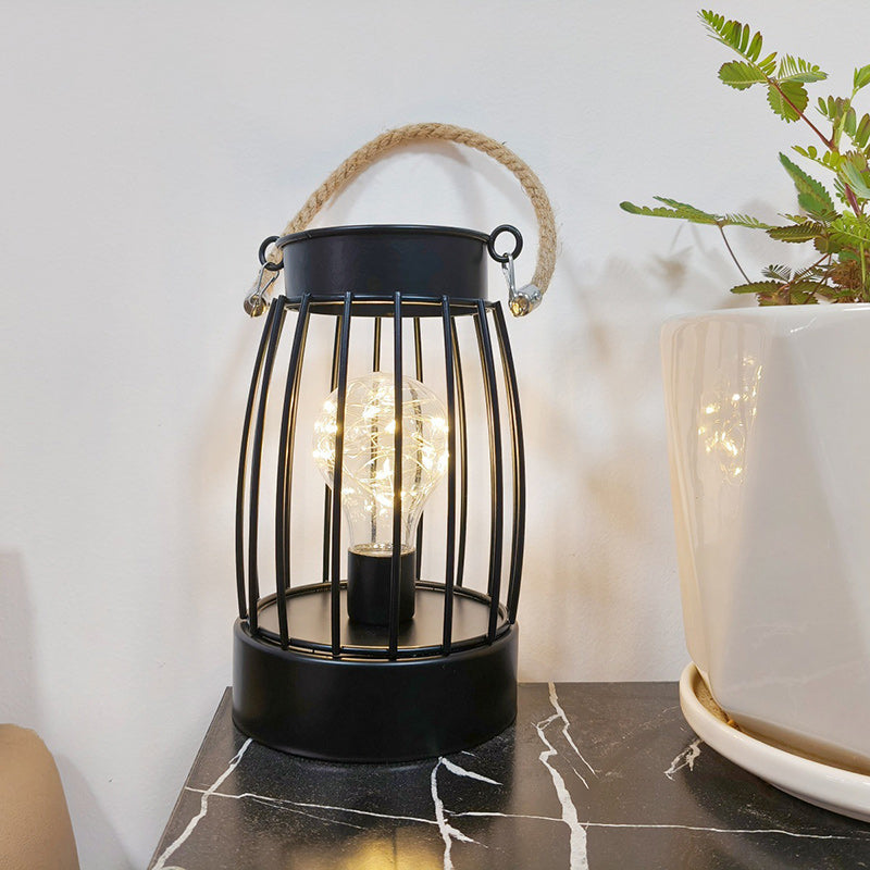 Vivolux | Moderne Minimalistische Vertikale Streifen Quadrat Rund Eisen LED Tischlampe Für Wohnzimmer