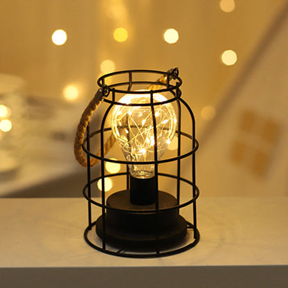 Vivolux | Moderne Minimalistische Vertikale Streifen Quadrat Rund Eisen LED Tischlampe Für Wohnzimmer