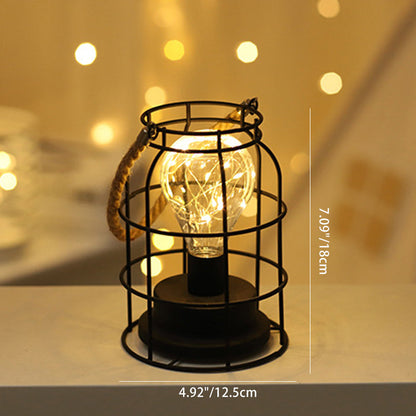 Vivolux | Moderne Minimalistische Vertikale Streifen Quadrat Rund Eisen LED Tischlampe Für Wohnzimmer
