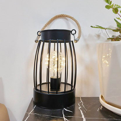 Vivolux | Moderne Minimalistische Vertikale Streifen Quadrat Rund Eisen LED Tischlampe Für Wohnzimmer
