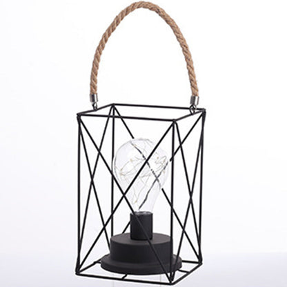 Vivolux | Moderne Minimalistische Vertikale Streifen Quadrat Rund Eisen LED Tischlampe Für Wohnzimmer