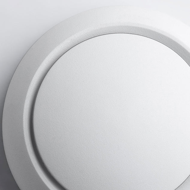 Vivolux | Zeitgenössische nordische Eisenrunde Eclipse drehbare LED Wandleuchte für Nachttisch