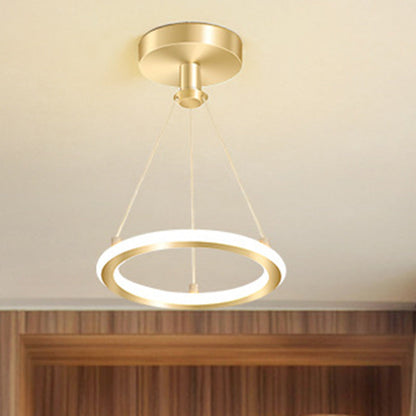 Vivolux | Zeitgenössische Nordische Runde Metall Silica LED Semi-Flush Mount Deckenleuchte für Flur