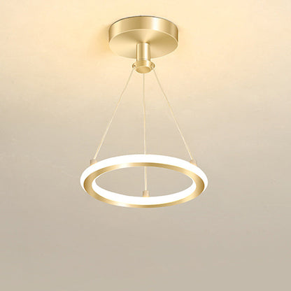 Vivolux | Zeitgenössische Nordische Runde Metall Silica LED Semi-Flush Mount Deckenleuchte für Flur