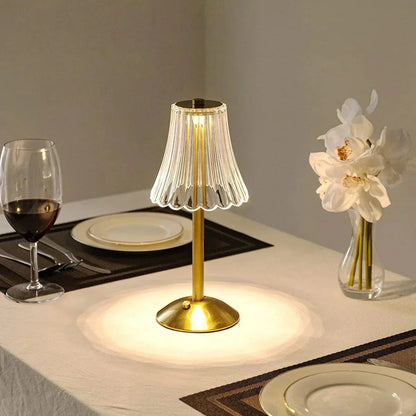 Vivolux | AuraGlow Tischlampe - Wiederaufladbare LED-Lampe mit Dimmfunktion