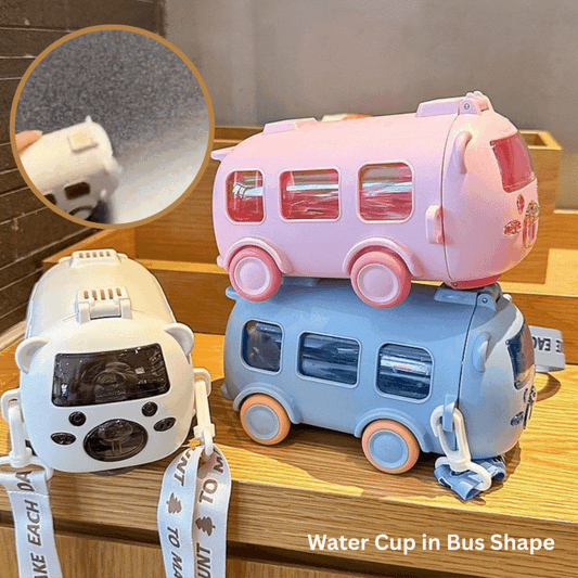 Vivolux | Die besten Geschenke für Kinder - Tragbecher in Form eines Busses mit Trageband
