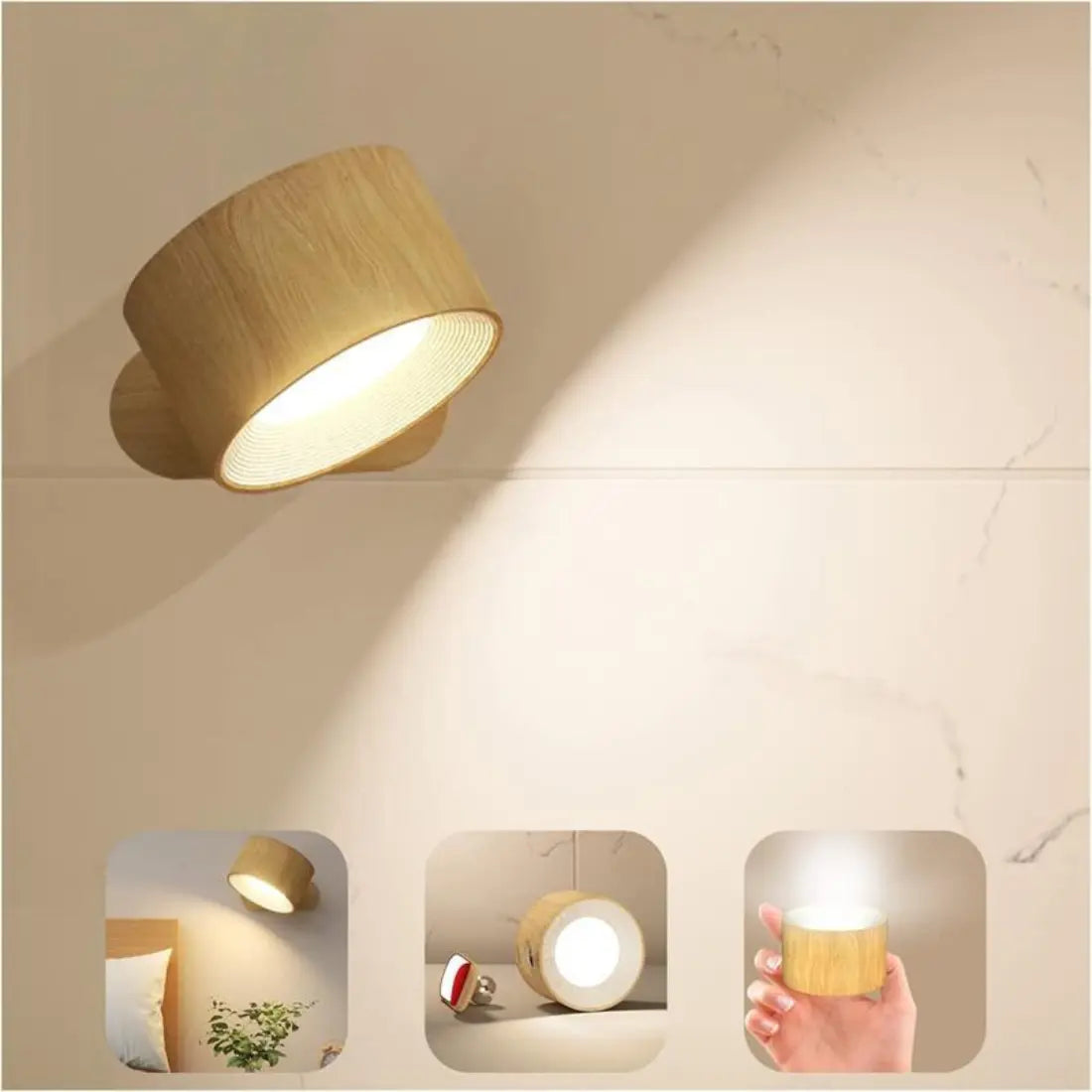 Vivolux | Wandlampe Wiederaufladbar Kabellos 360°