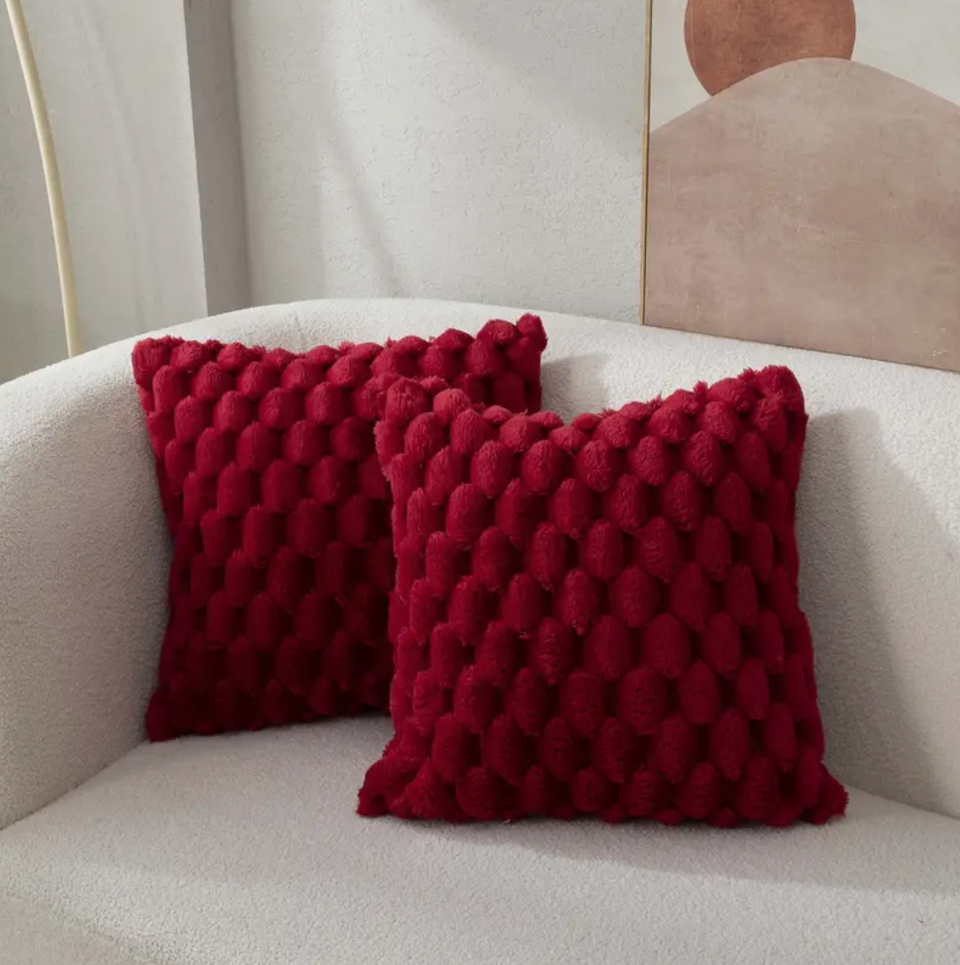 Vivolux | Weiches Kissen mit flauschigem Kissenbezug