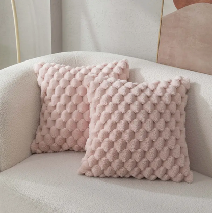 Vivolux | Weiches Kissen mit flauschigem Kissenbezug