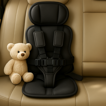Vivolux | Booster-Sitz Sicherheitsgeschirr Gepolsterter Reise-Autositz Tragbar Slim Kompakt