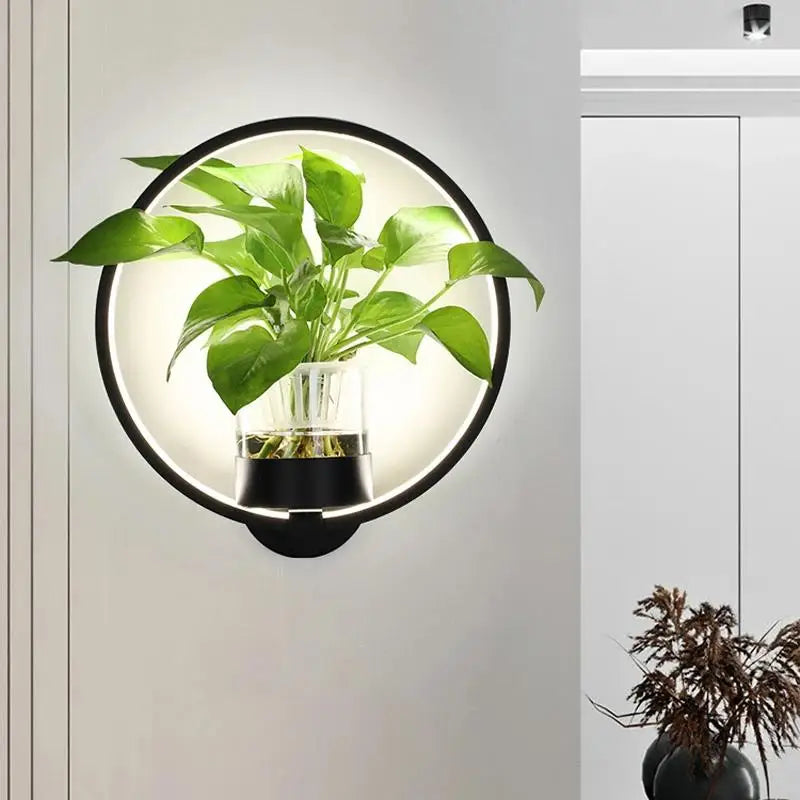 Vivolux | Botanische Wandlampe - wandlampe mit pflanze für stilvolle beleuchtung