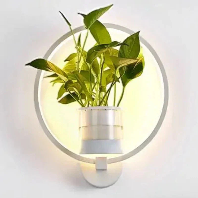 Vivolux | Botanische Wandlampe - wandlampe mit pflanze für stilvolle beleuchtung