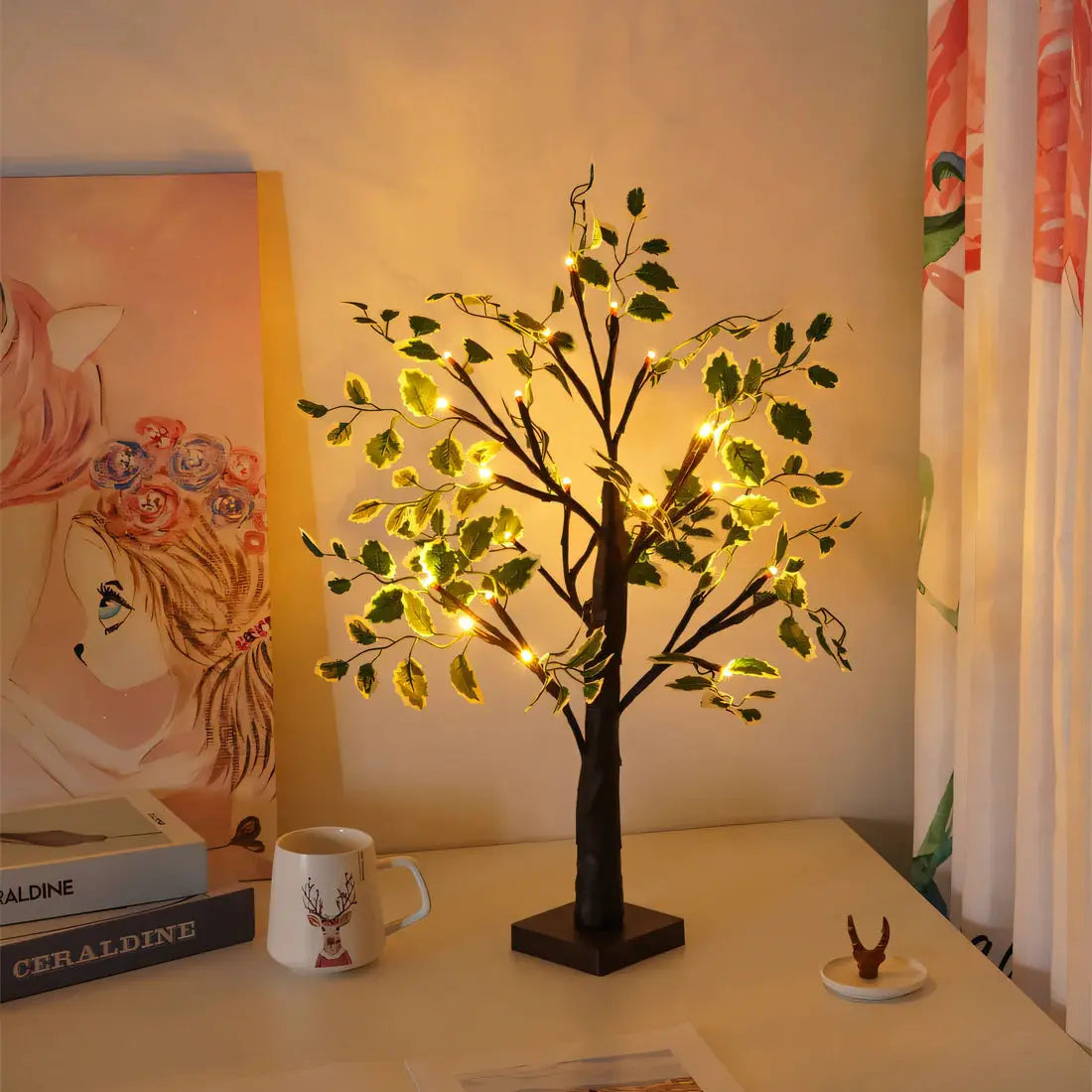 Vivolux | Magische BrightTree Tischlampe – Elegantes Baumdesign mit Warmem LED Licht