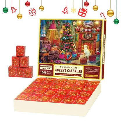 Vivolux | 1000PCS Weihnachten Puzzle Adventskalender - Weihnachtsgeschenk