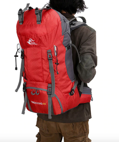 WanderFrei️  60L Wanderrucksack Unisex - Leichtgewicht, wasserdicht und strapazierfähig