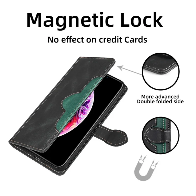 Vivolux | Wallet Magnetische Flip-Lederhülle für iPhone