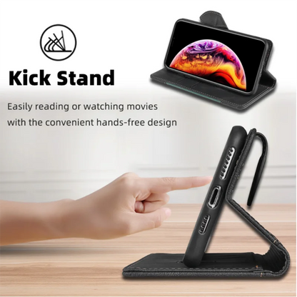 Vivolux | Wallet Magnetische Flip-Lederhülle für iPhone
