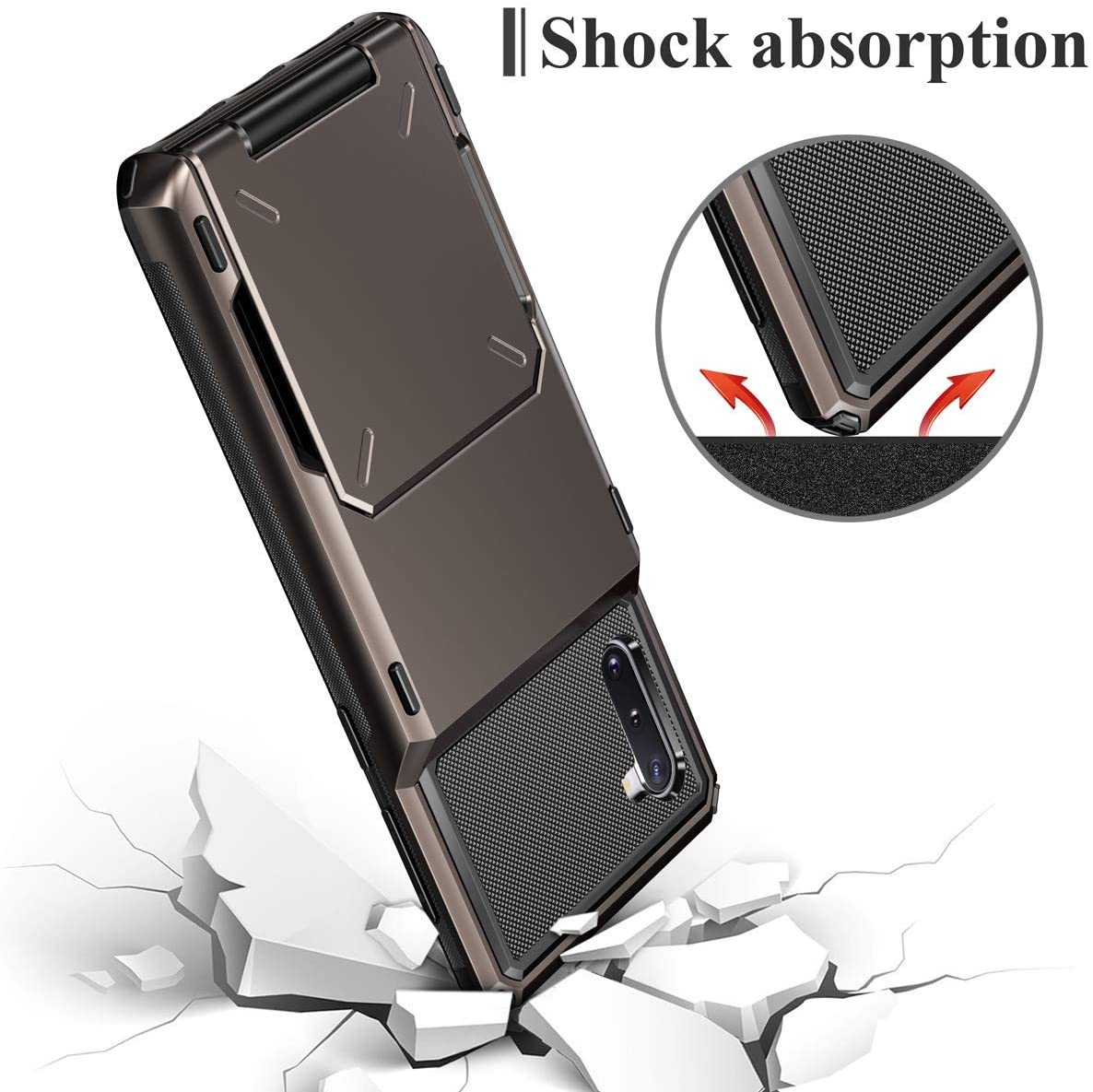 Vivolux | Stoßfeste Brieftaschenhülle für Samsung Galaxy S
