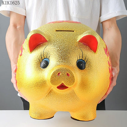 Vivolux | Keramische Glücksschwein Münzschweinetöpfchen große Kapazität Kinder Aufbewahrungsbox süßes Schwein Tier Glas Zuhause Sparschwein Kinder Geschenk