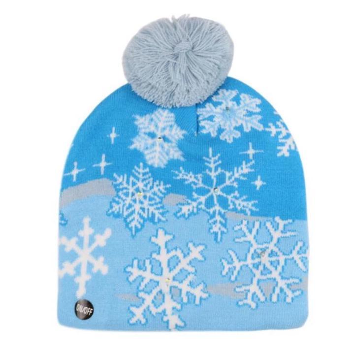 Vivolux | 🎅LED Weihnachtsstrickmützen Leuchten Xmas Mütze