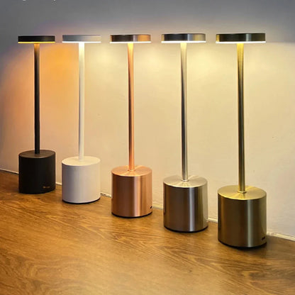 Vivolux | Klassische kabellose Lampe - Touch-Sensor-LED-Schreibtischlampe mit 3 einstellbaren Farbtemperaturen