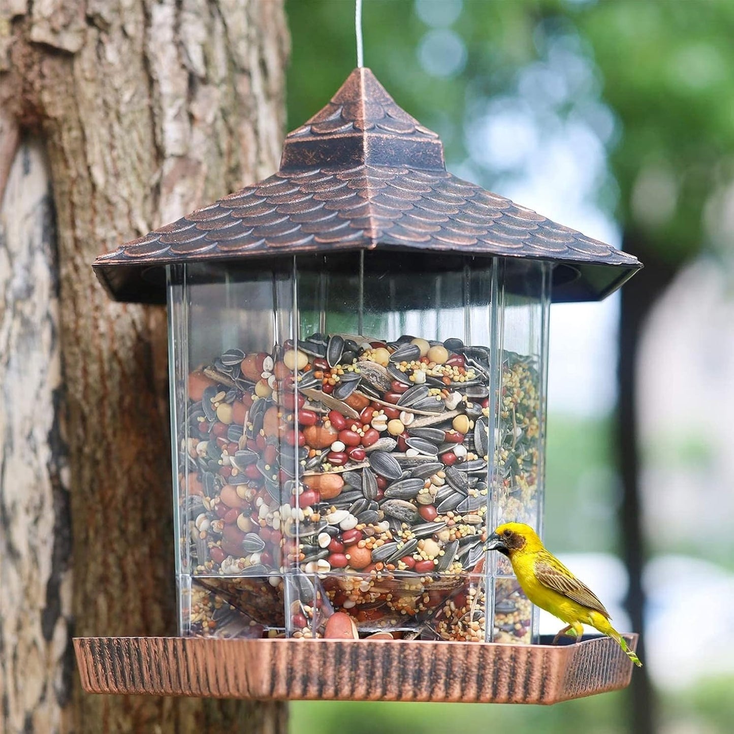 Vivolux | Vogelhaus Hängend Kupferdach Außen