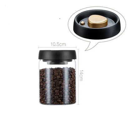 Vakuumversiegelter Behälter für Kaffeebohnen