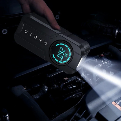 Vivolux | Kompakte Auto-Luftpumpe Starthilfe LED-Licht