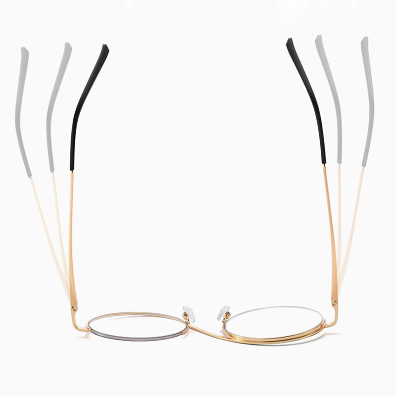 Vivolux | Cross Halbrand Runde Brille 95929
