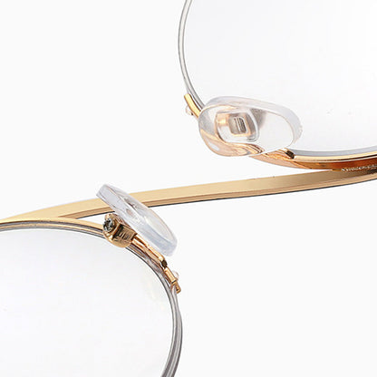 Vivolux | Cross Halbrand Runde Brille 95929