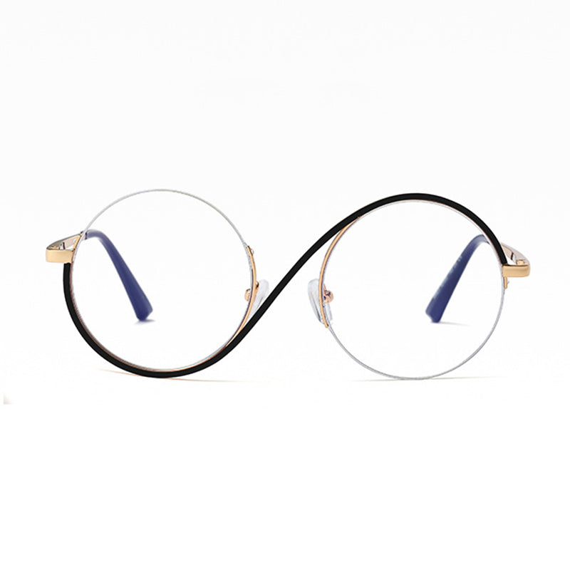 Vivolux | Cross Halbrand Runde Brille 95929
