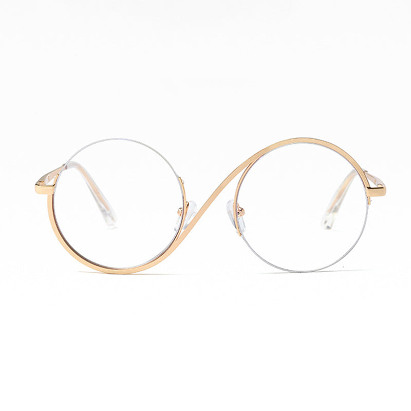 Vivolux | Cross Halbrand Runde Brille 95929