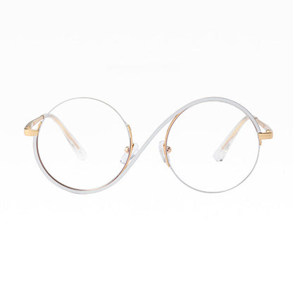 Vivolux | Cross Halbrand Runde Brille 95929