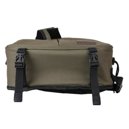 Vivolux | CADEN Dreieckige Tscope Sling Schulter Kreuz Digitalkamera Taschen Etui Soft Bag mit Regenschutz für Canon Nikon Sony K1, Größe: 36*31*15cm (Armeegrün)