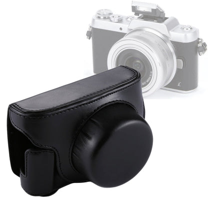Vivolux | Volledige Body Camera PU Leren Cameratas met Strap voor Panasonic Lumix GF7 / GF8 / GF9 (12-32mm / 14-42mm Lens)(Zwart)