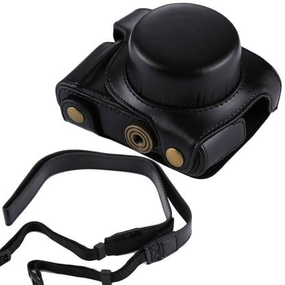 Vivolux | Volledige Body Camera PU Leren Cameratas met Strap voor Panasonic Lumix GF7 / GF8 / GF9 (12-32mm / 14-42mm Lens)(Zwart)