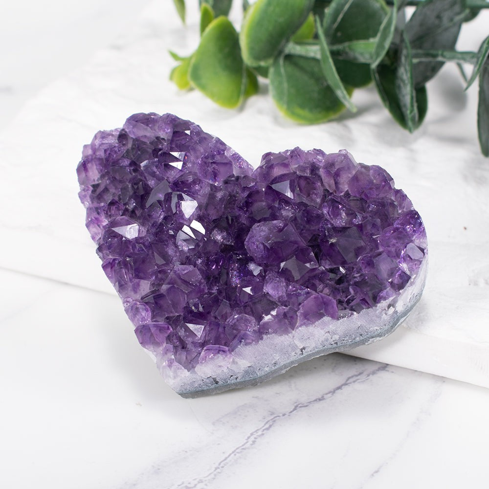 Vivolux | Amethyst Cluster Herz