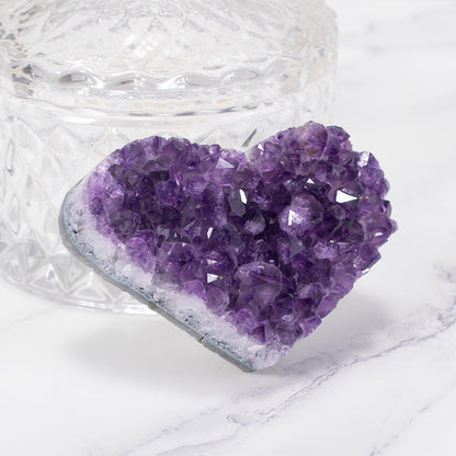 Vivolux | Amethyst Cluster Herz