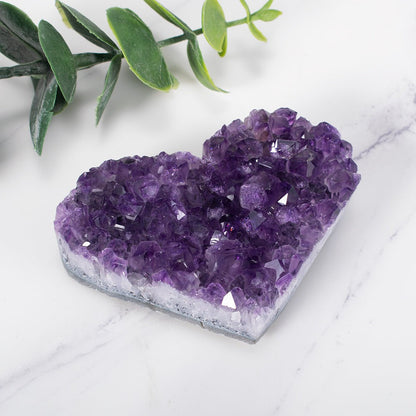 Vivolux | Amethyst Cluster Herz