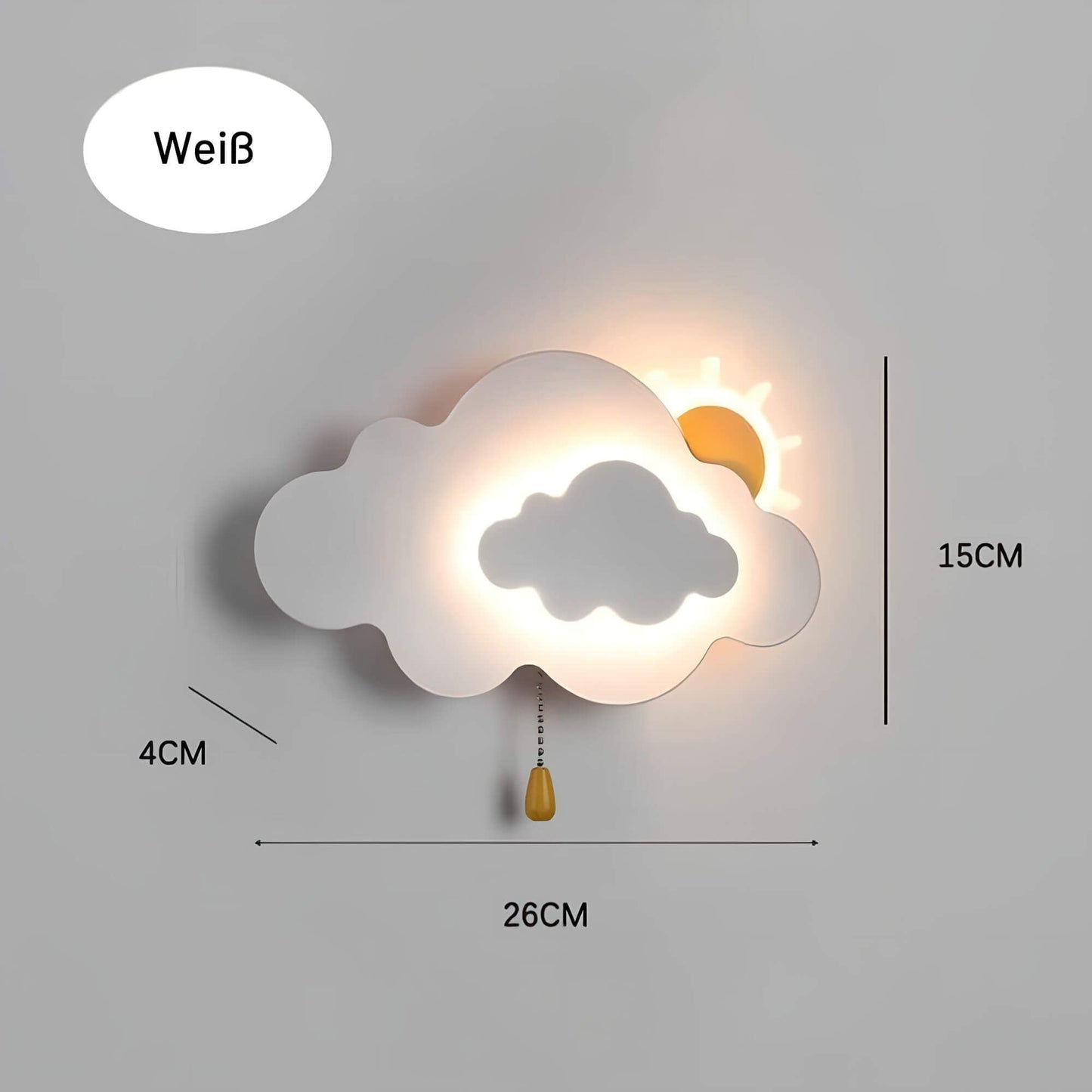 Vivolux | Frendorf - Kinderzimmer Wandlampe, Verspieltes Design