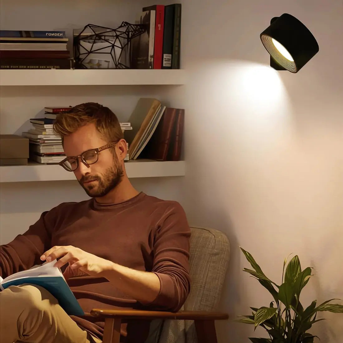 Vivolux | Wandlampe Wiederaufladbar Kabellos 360°