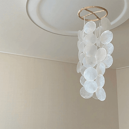 Vivolux | ShellDreams Handgefertigtes Babyzimmer Windspiel | Muschel-Mobile | Beruhigende Klänge