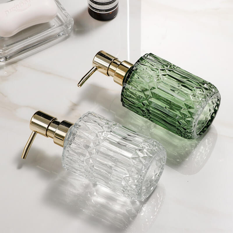 Vivolux | Diamantmuster Glas Seifenspender