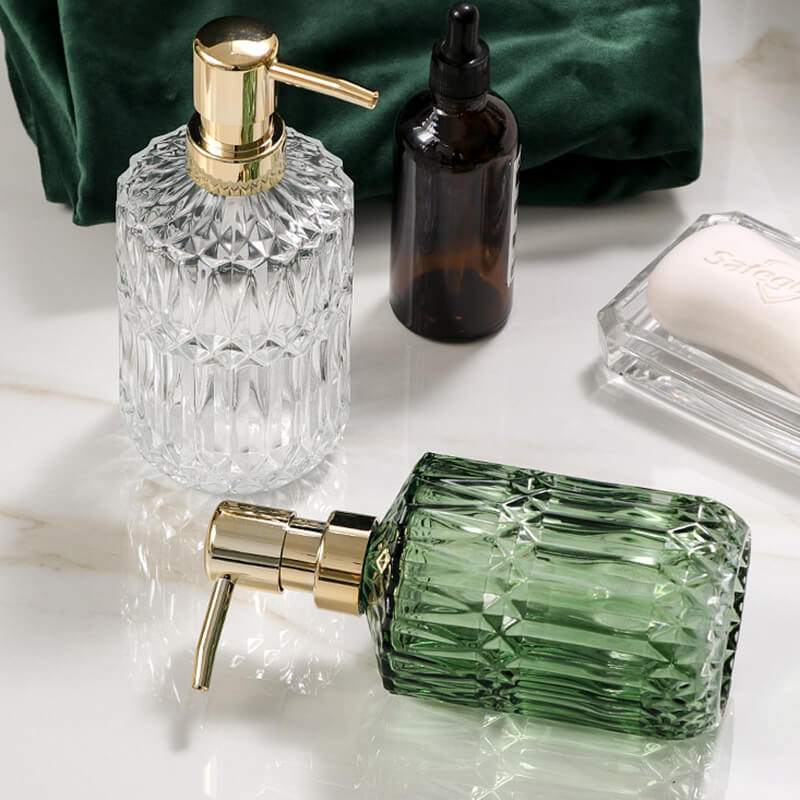 Vivolux | Diamantmuster Glas Seifenspender
