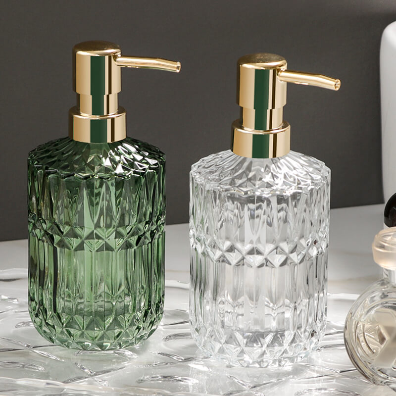 Vivolux | Diamantmuster Glas Seifenspender