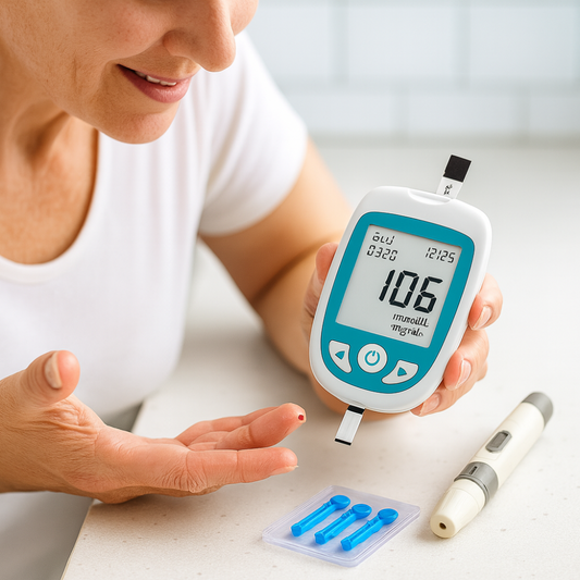 Vivolux | Digitaler Blutglukose- Cholesterinmonitor-Kit Heimgesundheitstest